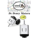 Artlantis Deney Motoru 3 Volt 1 Adet 3V - 6 V Dc Yüksek Devir Dinamo Motoru Okul Hobi Mini Motor 2 Adet Pille Çalışır - Renkli - Dc Motor