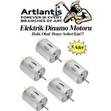 Artlantis Dinamo Motoru 6 V 5 Adet Elektrik Üreten Motor Eğitici Hobi Okul Deney Elektrik Motoru Deneyler Için - Renkli - Standart