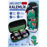 Artlantis Dinazor Kabartmalı Bölmeli Kalemlik 1 Adet P-5953 Erkek Çocuk Okul Kalem Kutusu 3 Boyutlu Sevimli Ka