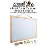 Artlantis Duvara Monte Beyaz Yazı Tahtası 45 x 60 CM