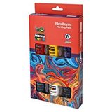 Artlantis Ebru Boyası 6 Renk Nova Color 1 Paket Damlalıklı Canlı Renkli 30 Ml X 6 Lı Ebruli Boyama Seti Çok Renkli