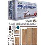 Artlantis Eğik Düzlem Kaldıraç Makara Bileşik Basit Makine Yapım Seti 1 Paket Okul Deney Fizik Deney Seti 37 Parça - Renkli - Standart