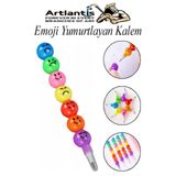 Artlantis Emoji Yumurtlayan Kurşun Kalem 1 Adet Eğlenceli Hediyelik Kurşun Kalem Gülen Yüzlü Kurşun Kalem Karn