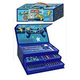 Artlantis Erkek Çocukları İçin Hediye Kutulu Boyama Seti 1 Paket 12 Li Suluboya 8 Li Keçeli Kalem 8 Li Kuruboya 8 Li Pastel Boya Çok Renkli