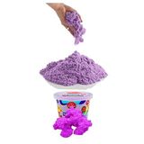 Artlantis Esnek Oyun Kumu 30 gr 1 Paket Canlı Renkler Bubu Oyun Kumu Esnek Kum Hamuru Uzun Süre Kullanım - Mor
