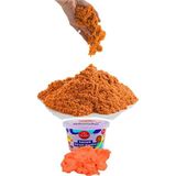 Artlantis Esnek Oyun Kumu 30 gr 1 Paket Canlı Renkler Bubu Oyun Kumu Esnek Kum Hamuru Uzun Süre Kullanım - Turuncu