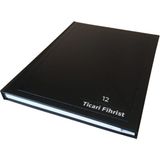 Artlantis Fihrist Ticari 12'li 20X28 Siyah Cilt Bezli 1 Adet Artlantis Ticari Firhist Siyah 20*28 - standart