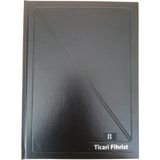 Artlantis Fihrist Ticari Cilt Bezli 8'li 16 x 23 cm Siyah