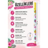 Artlantis Flamingo Kurşun Kalem 1 Adet Fatih Yuvarlak Gövdeli Siyah Kurşun Kalem 2b Yumuşak Yazım Kolay Tutuş Kaliteli Okul Sınıf - Çok Renkli - Standart
