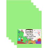 Artlantis Fon Kartonu 50X70 cm 120 gr 5 Adet 50*70 cm Renkli Fon Kartonu Kağıdı 120 gr Okul Sınıf Etkinlik Kreş Okul Öncesi - Açık Yeşil