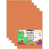 Artlantis Fon Kartonu 50X70 cm 120 gr 5 Adet 50*70 cm Renkli Fon Kartonu Kağıdı 120 gr Okul Sınıf Etkinlik Kreş Okul Öncesi - Turuncu