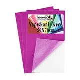 Artlantis Fuşya Yapışkanlı Keçe 50x70 Cm 3 Adet 2.0 Mm Kendinden Yapışkanlı Renkli Hobi Keçesi Elişi Keçe Kumaşı Anasınıfı Çok Renkli