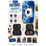 Artlantis Futbol Kabartmalı Bölmeli Kalemlik 1 Adet P-6011 Erkek Çocuk Okul Kalem Kutusu 3 Boyutlu Sevimli Kar