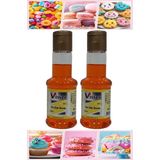 Artlantis Gıda Boyası Sıvı 50 ml 2 Adet Su Bazlı Likit Renkli Sıvı Gıda Boyası Pasta Hamur Boyası Kek Fonda Yüksek Konsantre - Sarı