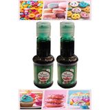 Artlantis Gıda Boyası Sıvı 50 ml 2 Adet Su Bazlı Likit Renkli Sıvı Gıda Boyası Pasta Hamur Boyası Kek Fonda Yüksek Konsantre - Yeşil