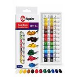 Artlantis Guaj Boya 12 Renk 9 ml 1 Paket Fixpoint Guaj Boya Seti 12 Li Ahşap Tuval Taş Ağaç Boyamalar Için Idea Boyama Seti - Çok Renkli