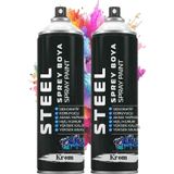 Artlantis Gümüş Gri Sprey Boya 200 ml 2 Adet Hızlı Kuruyan Profesyonel Ahşap Plastik Demir Metal Cam Porselen Duvar Renkli