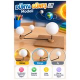 Artlantis Güneş Dünya Ay Maketi 1 Paket Dünya Güneş Ay Modeli Set Deney Seti Strafor Toplu Fen Bilimleri Okul Etkinlik Sınıf