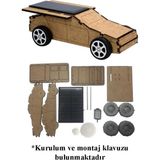 Artlantis Güneş Enerjili Araba Yapım Seti 1 Paket Güneş Paneli Motor Çark Dişli Şaft Deney Seti Solar Enerjili Araba - Renkli - Standart