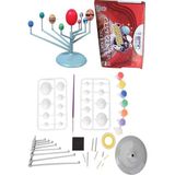 Artlantis Güneş Sistemi Modeli 1 Paket Gezegen Sistemi Boya Fırça Eğitici Maket Deney Seti Plastik Gezegenler Alemi - Beyaz - Standart