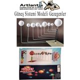 Artlantis Güneş Sistemi Modeli 1 Paket Gezegenler Sistemi Strafor Köpük Top Maket Deney Okullar Için Öğretici - Renkli - Standart - 9 lu