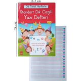 Artlantis Güzel Yazı Defteri Orta Boy Dik Çizgili 16 5 x 24 cm 24 Yaprak 1 Adet Standart Dik Çizgili Yazı Defteri Dik Temel Harflerle 1 Sınıf - Renkli - 16x24cm