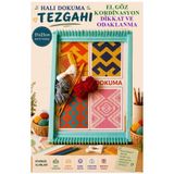 Artlantis Halı Dokuma Tezgahı Plastik 23x31 cm 1 Paket Okul Çocuk Hobi Elişi Tezgah Halı Dokuma Seti Okul Sını