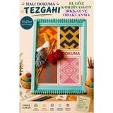 Artlantis Halı Dokuma Tezgahı Plastik 23X31 cm 1 Paket Okul Çocuk Hobi Elişi Tezgah Halı Dokuma Seti Okul Sınıf Etkinlik - Çok Renkli - Standart