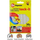 Artlantis Hamur Yapıştırıcı Tack-It 50GR 1 Paket Fixpoint 65 Parça Macun Sakız Yapıştırıcı Takıt Çerçeve Afiş Duvar Iz Bırakmaz - Beyaz - 8x11 cm - Standart