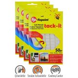 Artlantis Hamur Yapıştırıcı Tack-it 50gr 4 Paket Fixpoint 65 Parça Macun Sakız Yapıştırıcı Takıt Çerçeve Afiş Duvar İz Bırakmaz