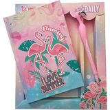 Artlantis Hatıra Defteri Kilitli Kız Modeli Günlük Defteri Flamingo Kutulu 80 Yaprak Çizgili 1 Adet I Love Su mm er - Renkli - Standart - A5