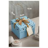 Artlantis Hediye Kutusu Kare 1 Adet K-8757 Küçük Boş Hediye Kutusu Sevgiliye Özel Kurdelalı Kutu Karton Kutu H