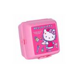Artlantis Hello Kitty Beslenme Kutusu Pembe 4 Bölmeli Kız Figürlü 1 Adet Yemek Saklama Kabı Pembe Beslenme Çan
