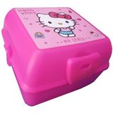 Artlantis Hello Kitty Beslenme Kutusu Pembe 4 Bölmeli Kız Figürlü 1 Adet Yemek Saklama Kabı Pembe Beslenme Çantası - Standart