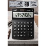 Artlantis Hesap Makinesi Siyah 12.5X17 cm 1 Adet Csl CS-55S 12 Haneli Orta Boy Okul Ofis Büro Masaüstü Hesap Makinası