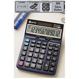 Artlantis Hesap Makinesi Siyah 14X19 cm 1 Adet Galaxy GX-5120T 12 Haneli Orta Boy Okul Ofis Büro Masaüstü Hesap Makinası