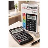 Artlantis Hesap Makinesi Siyah 14X19CM 1 Adet Ticon CC-6012 12 Haneli Hafızalı Orta Boy Ofis Büro Masaüstü Hesap Makinası