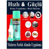 Artlantis Hızlı Yapıştırıcı Spreyli 200 ml 6 Adet Activatör Spreyli Mdf Japon Yapıştırıcı Seti Genel Amaçlı Profesyonel Hızlı Yapıştırıcı - Şeffaf - Standart