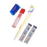 Artlantis Işıklı Unicorn Uçlu Kalem Seti Sarı 0.7 mm 1 Paket Unicorn Başlıklı Versatil Kalem Süslü Silikonlu Hediyelik Kalem