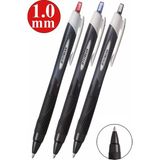 Artlantis Jel Uçlu Pilot Kalem 3 Renk Uniball Jetstream SXN-150S 1.0 mm Basmalı Pilot Kalem Roller Uçlu Likit Mürekkepli - Çok Renkli - 1.0mm - Standart