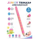 Artlantis Jumbo Kurşun Kalem Oluklu 1 Adet Alpino Trimax Üçgen Oluklu Kalın Kalem Pastel Renkler Kolay Tutuş ve Kullanım