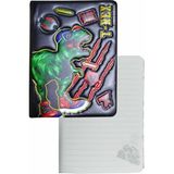 Artlantis Kabartmalı Not Defteri 1 Adet 96 Yaprak Çizgili Sukuşi Hatıra Defteri Squishy Erkek Modeli Hatıra Anı Defteri 13X18 cm - Siyah