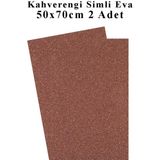 Artlantis Kahverengi Bakır Simli Eva 50X70 cm 2 Adet Simli Eva Süngeri Okul Kreş Anasınıfı Elişi Etkinlikleri - Kahverengi - Bakır - Standart - 50x70cm