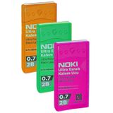 Artlantis Kalem Ucu 120 li 0.7 mm 2B 3 Paket Noki Çoklu Versatil Kalem Uç Mekanik Uçlu Otomatik Kurşun Kalem Ucu 60 mm Yumuşak