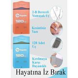 Artlantis Kalem Ucu 120 Li 0.7 mm 2b 4 Paket Fixpoint Çoklu Versatil Kalem Uç Mekanik Uçlu Otomatik Kurşun Kalem Ucu 60 mm Yumuşak - Siyah