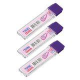 Artlantis Kalem Ucu 2B 0,5 mm 3 Adet Mekanik Uçlu Otomatik Kurşun Kalem Ucu 2B 60mm x 0,5mm Siyah Mikro Uç Kısa