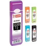 Artlantis Kalem Ucu 72 Li 0.9 mm 2b 1 Adet Çoklu Versatil Kalem Uç Mekanik Uçlu Otomatik Kurşun Mikro Kalem Ucu 60 mm Yumuşak - Çok Renkli