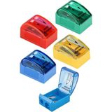 Artlantis Kalemtıraş Çift Bıçaklı Hazneli 4 Lü 1 Paket Iki Bçaklı Kalemtraş Jumbo Kurşun Kalem Kalem Açaçagı Plastik Kapaklı - 41 Delft Blue