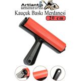 Artlantis Kauçuk Baskı Merdanesi 20 cm 1 Adet Plastik Linol Baskı Merdanesi Silindir Rulo Merdane Vinil Baskı Yapıştırma - Çok Renkli - Standart