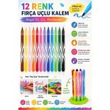 Artlantis Keçeli Kalem 12 Renk 1 Paket Maped 12 Li Keçeli Kalem Canlı Renkler Standlı Innovation Jungle Color Peps Yıkanabilir - Renkli - Standart